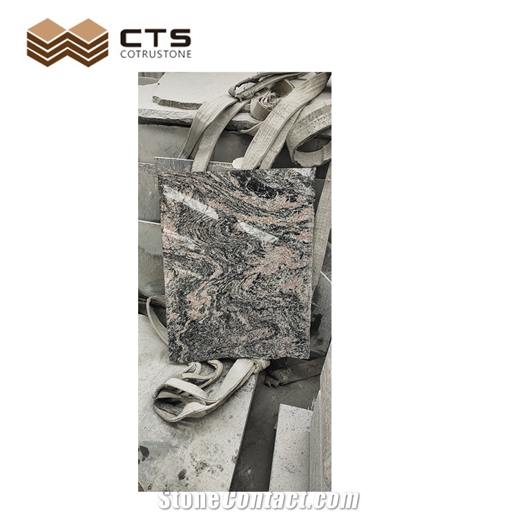 China Hebei Juparana Granite Economic Multicolour Grain